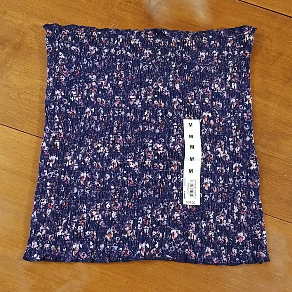 NWT SO Smocked Tube Top